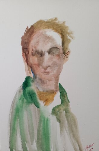 Selbstporträt by Irina Seller, Painting for Sale on Select