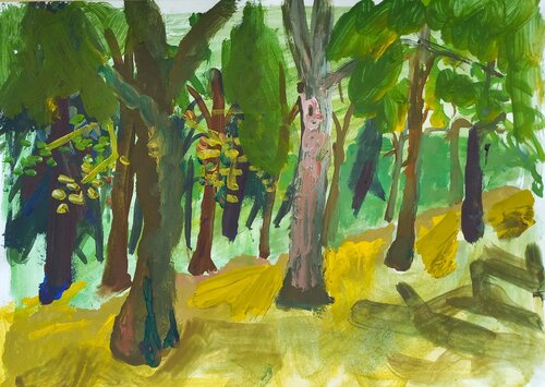 Allee in Park by Irina Seller, Painting for Sale on Select