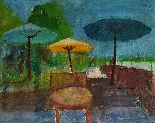 Sonnenschirme by Irina Seller, Painting for Sale on Select