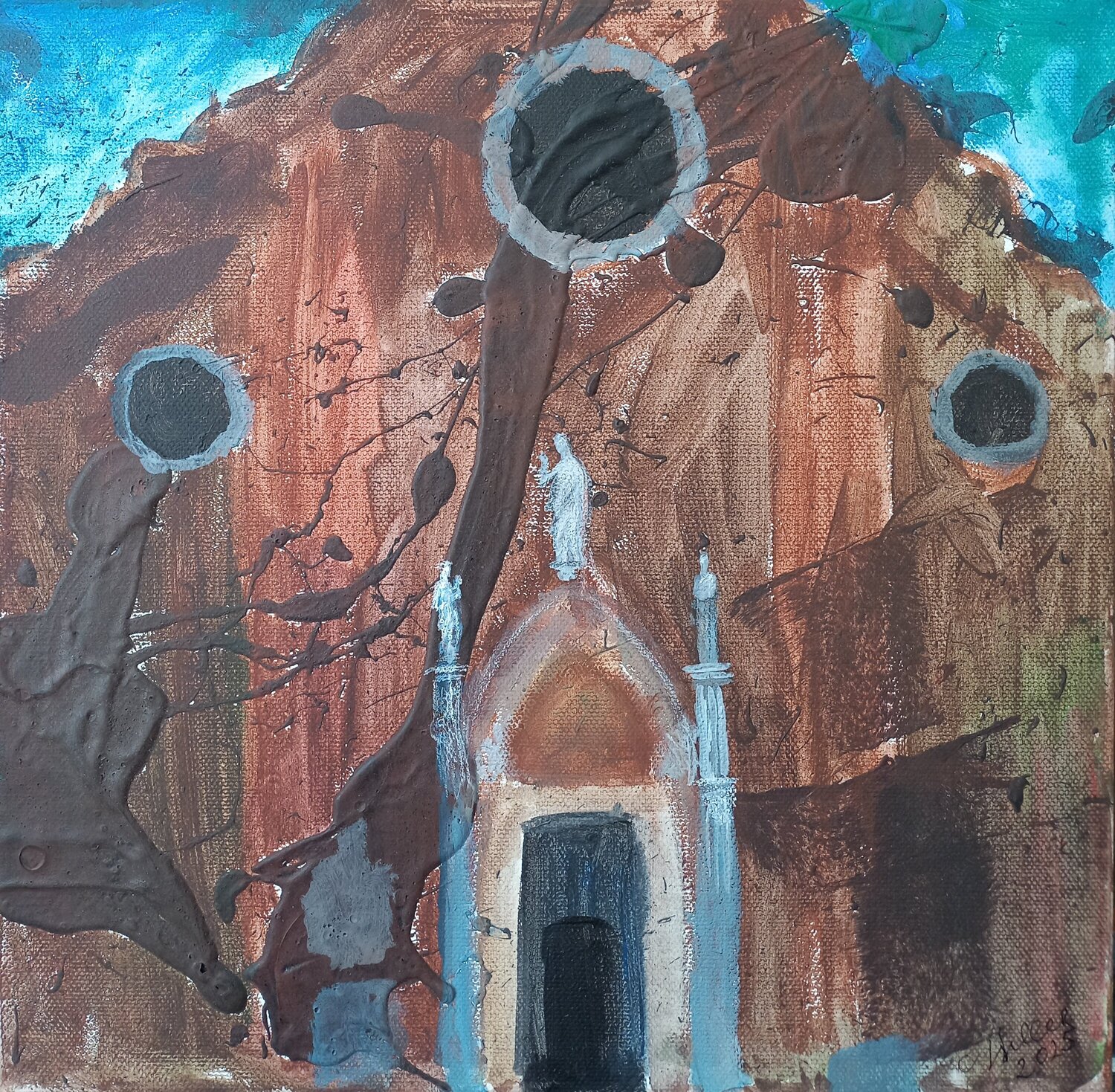 Venetian church Irina Seller Original painting for sale