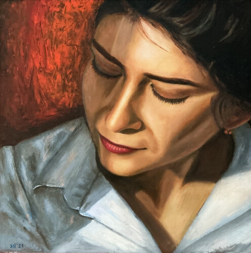 Deep in thought by Thomas Sipos, Painting for Sale on Select