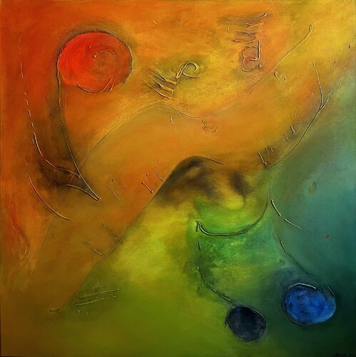 Just Play by Alexandra Ziółkowska, Painting for Sale on Select