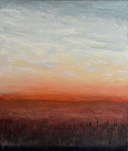 When The Sun Goes Down by Alexandra Ziółkowska, Painting for Sale on Select