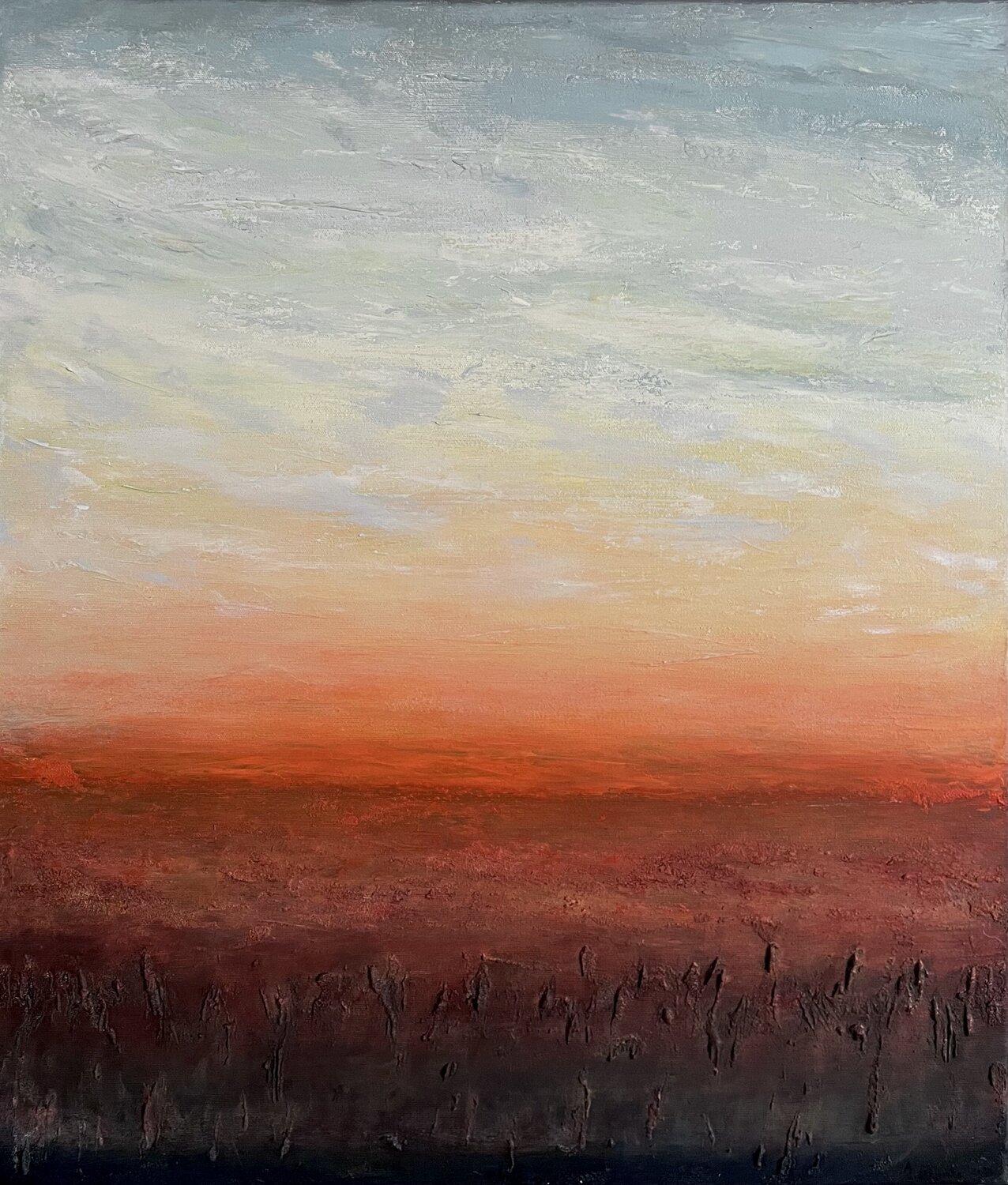 When The Sun Goes Down Alexandra Ziółkowska Original painting for sale