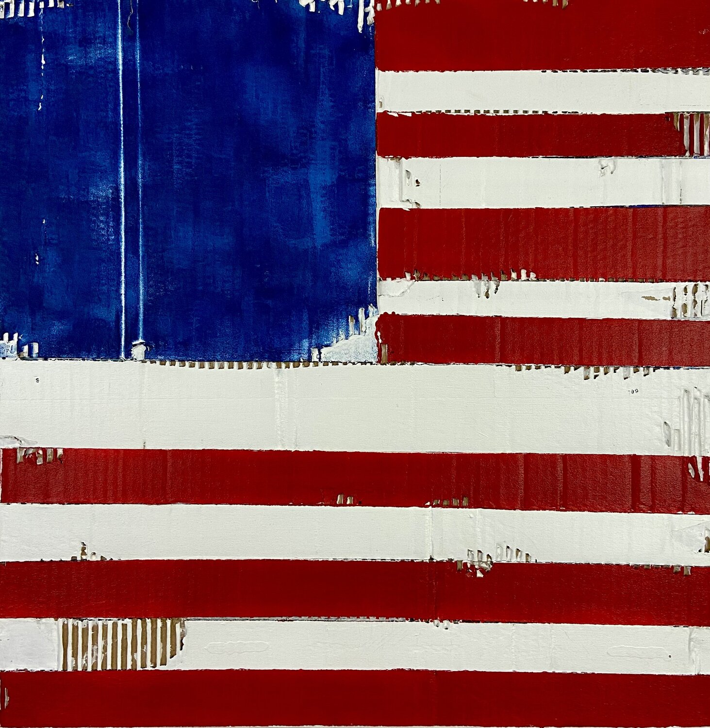Old Glory 04 David Decourcelle Original painting for sale