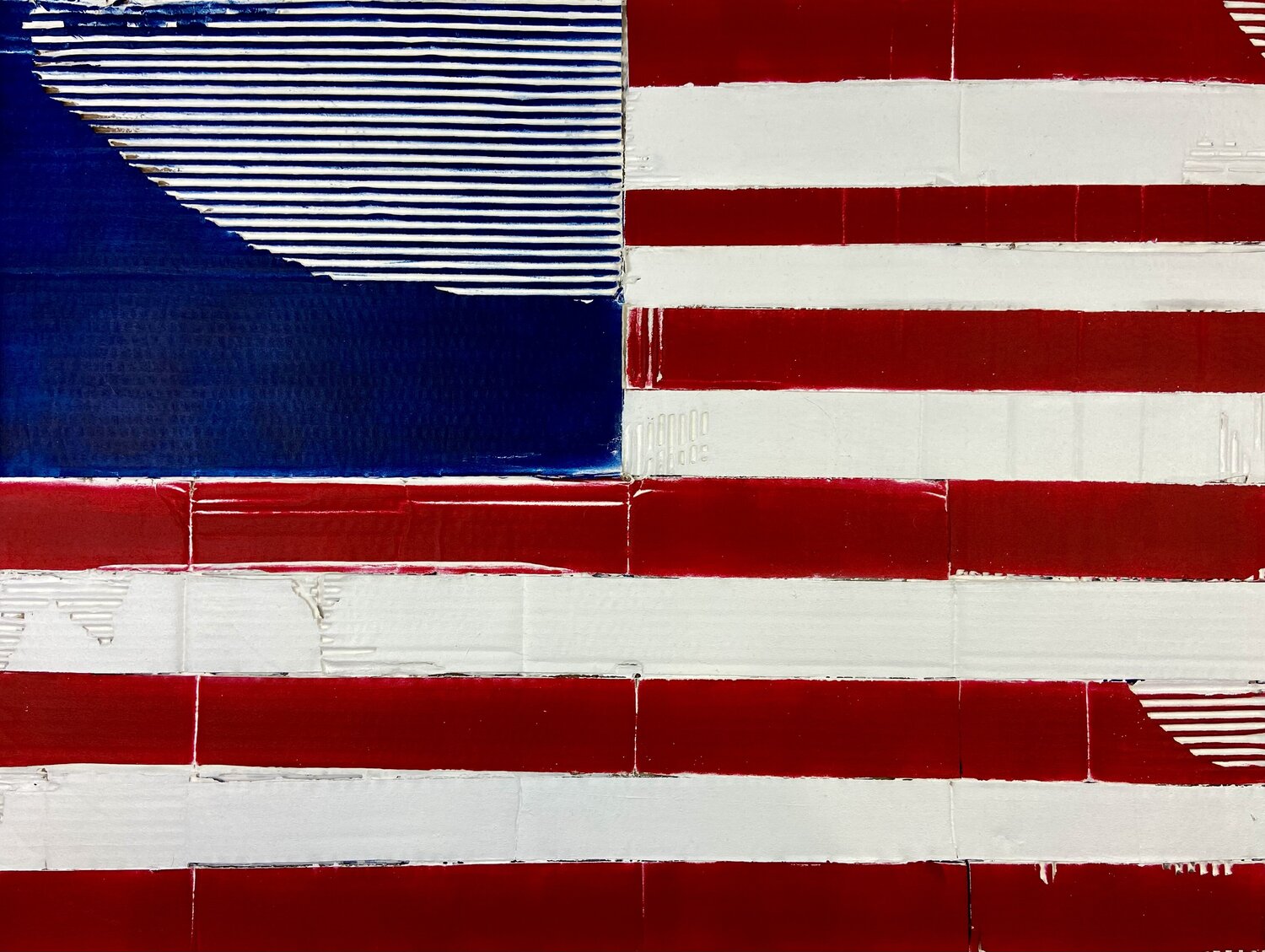 Old Glory 08 David Decourcelle Original painting for sale
