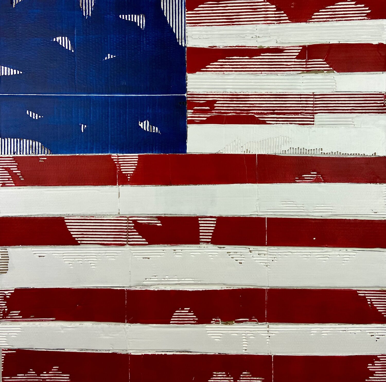 Old Glory 10 David Decourcelle Original painting for sale