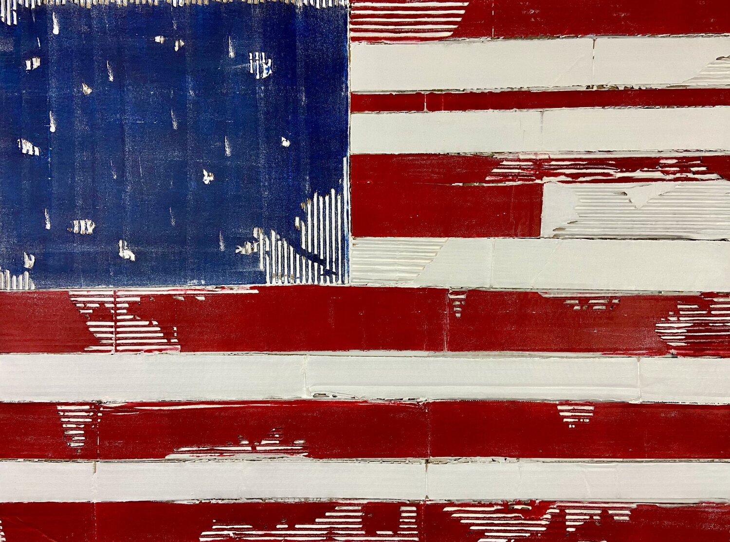 Old Glory 11 David Decourcelle Originalgemälde zu verkaufen