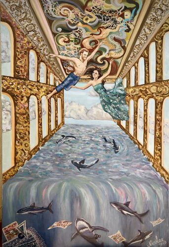 «Amor omnia vincit» von Pintor Nicolas, Malerei kaufen auf Select