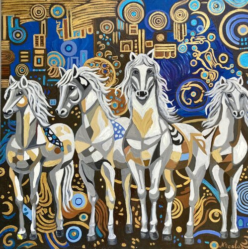 “Free Souls” by Pintor Nicolas, Painting for Sale on Select