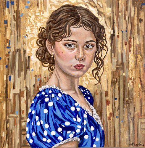 “Flame in the eyes. Flamenco “ by Pintor Nicolas, Painting for Sale on Select