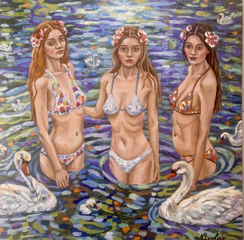 "Whisper of the North Wind" by Pintor Nicolas, Painting for Sale on Select