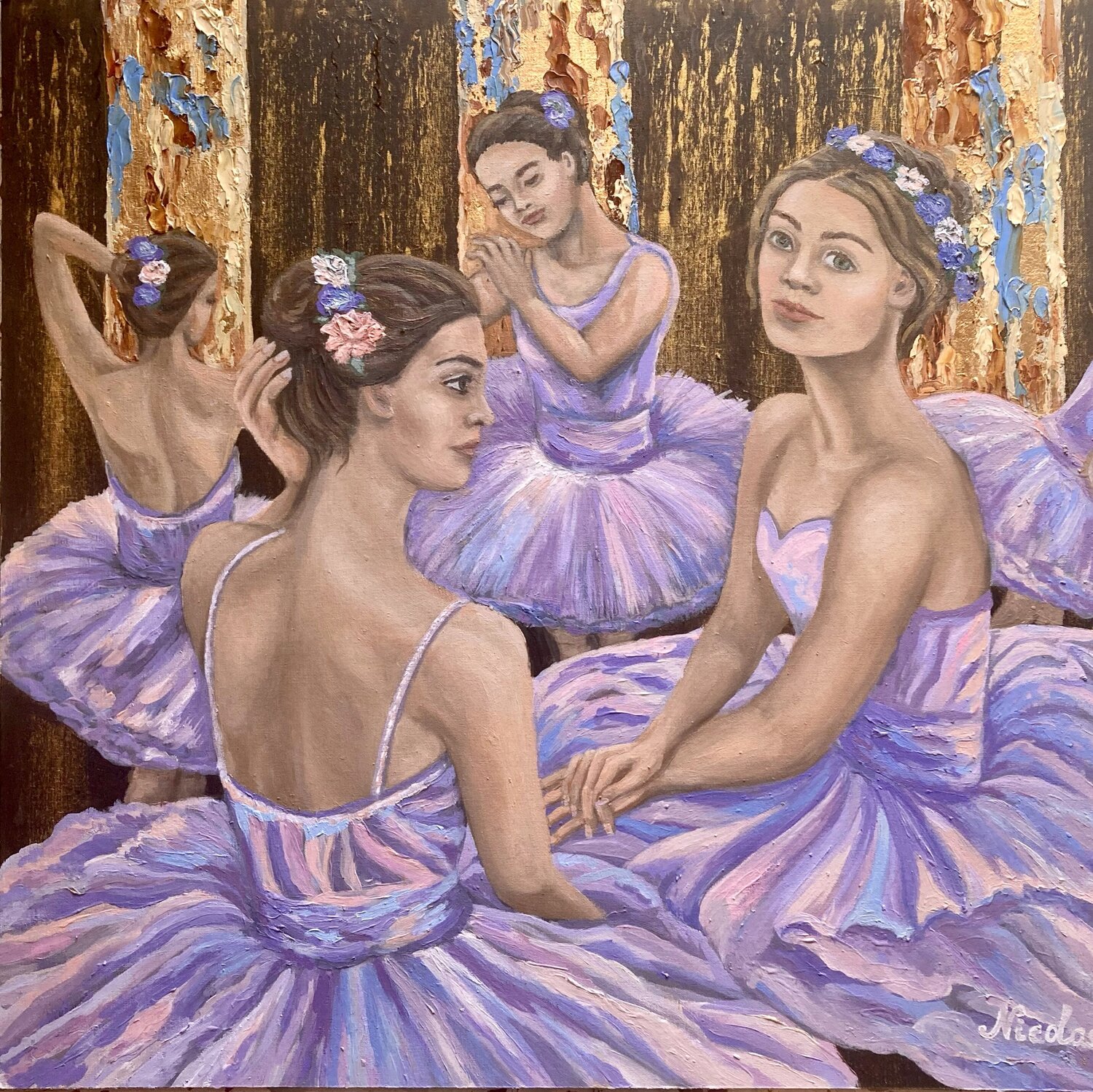 “Fragility” Pintor Nicolas Original painting for sale