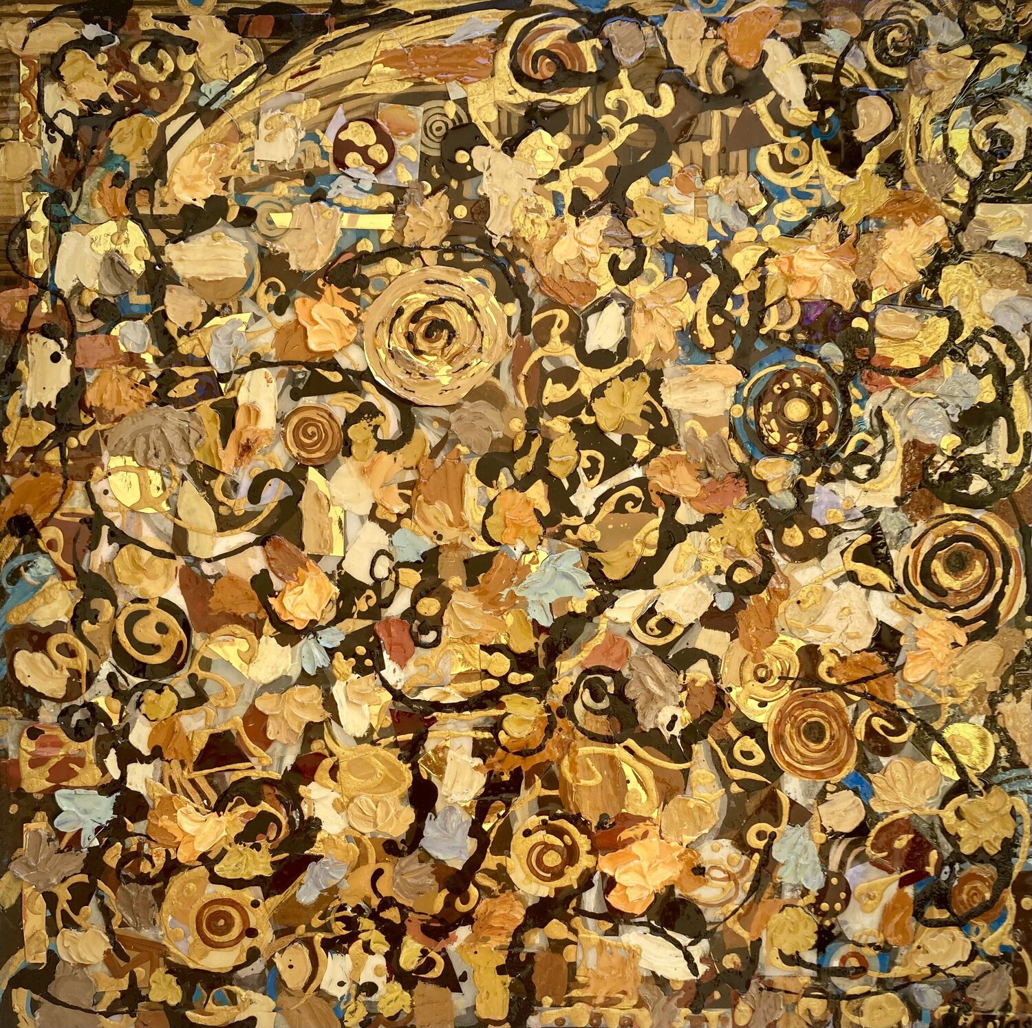 "Autumn Waltz" Pintor Nicolas Original painting for sale