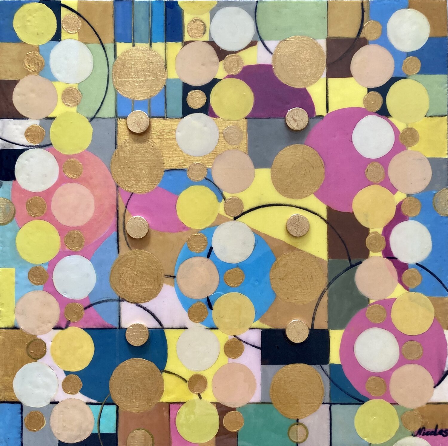 “El Dorado 5” Pintor Nicolas Original painting for sale
