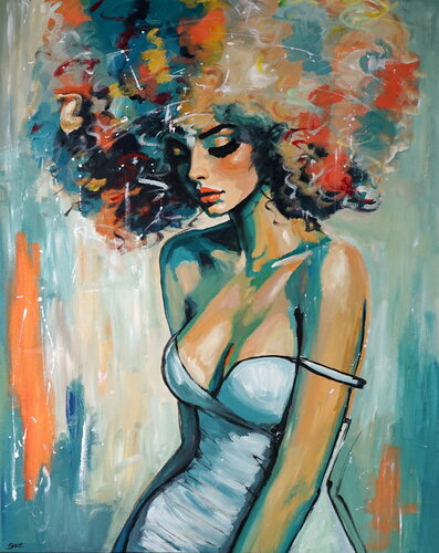 Bianca by Rafal Stach Kozina, Painting for Sale on Select