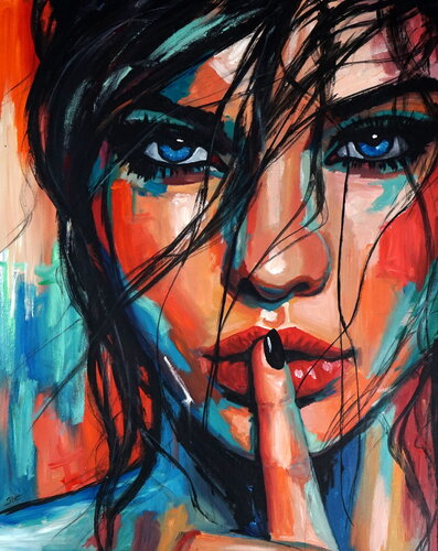Shaa... by Rafal Stach Kozina, Painting for Sale on Select