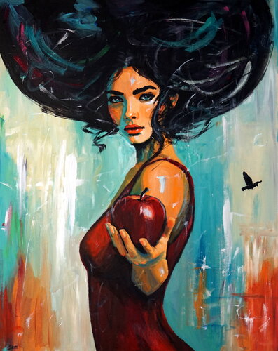 Fruit of Knowledge by Rafal Stach Kozina, Painting for Sale on Select