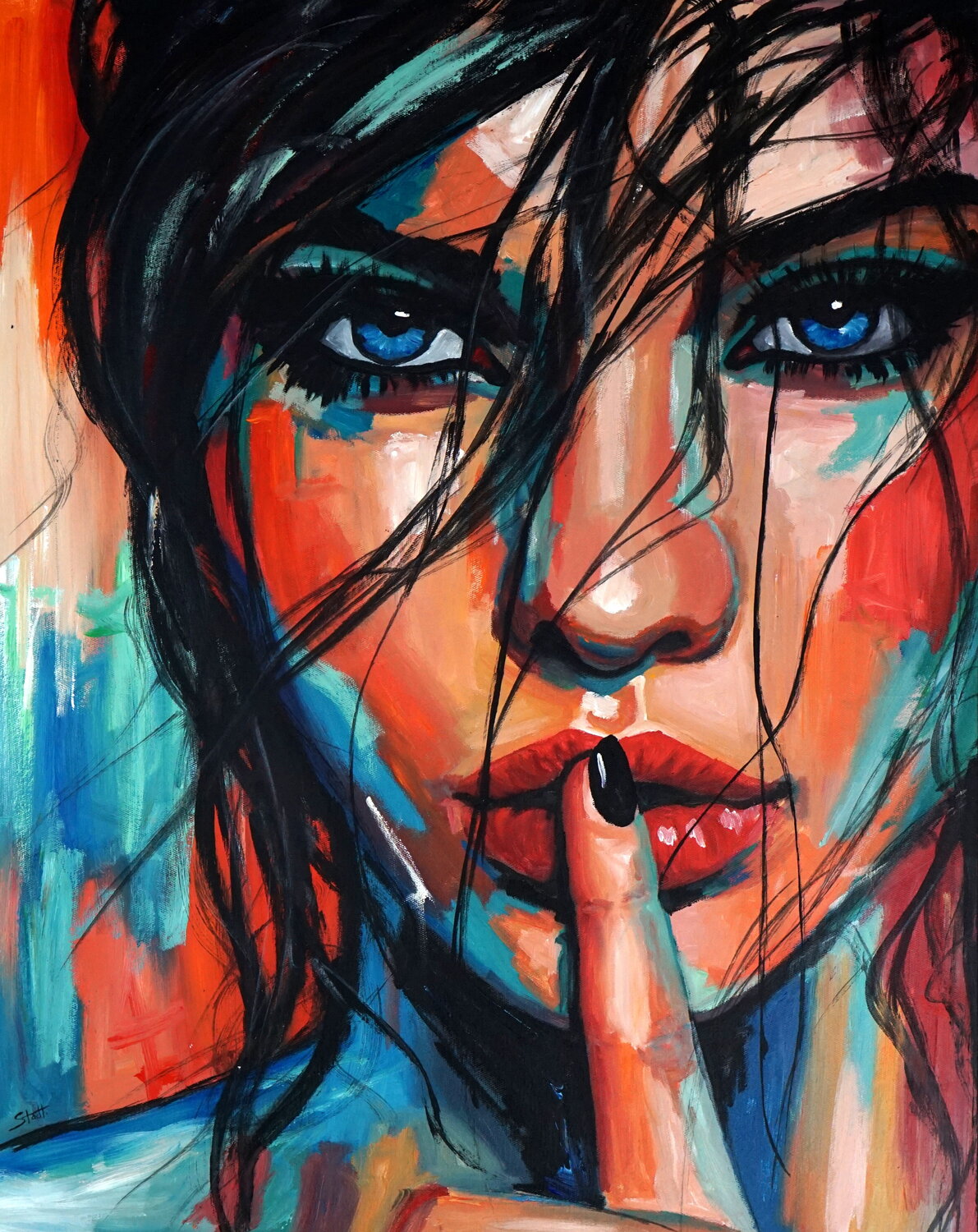 Shaa... Rafal Stach Kozina Original painting for sale