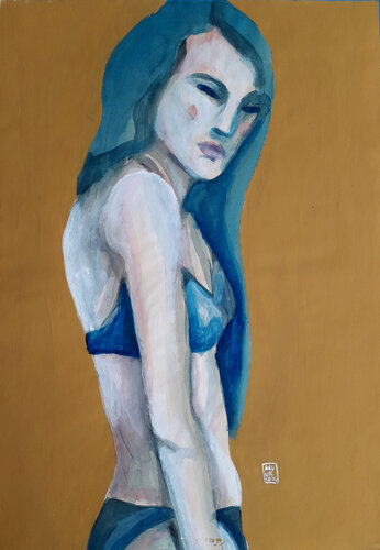 Girl #2 by Anguilla Ink, Painting for Sale on Select