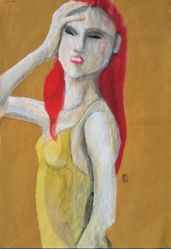 Girl #3 by Anguilla Ink, Painting for Sale on Select
