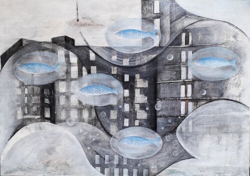 Ricostruzione Anima by Anguilla Ink, Painting for Sale on Select