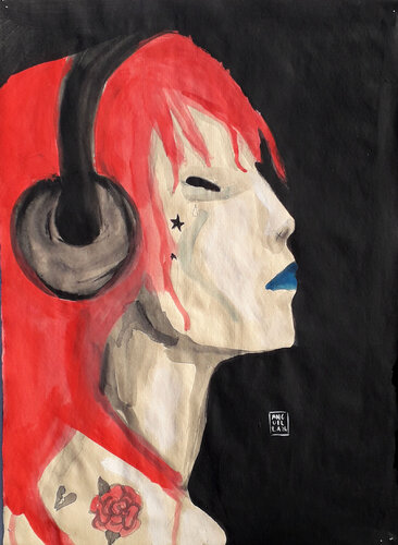 Rose by Anguilla Ink, Painting for Sale on Select