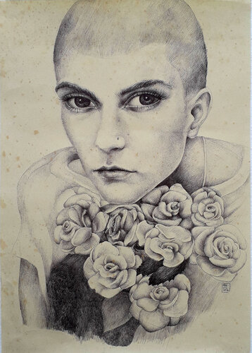 Sinéad by Anguilla Ink, Drawing for Sale on Select