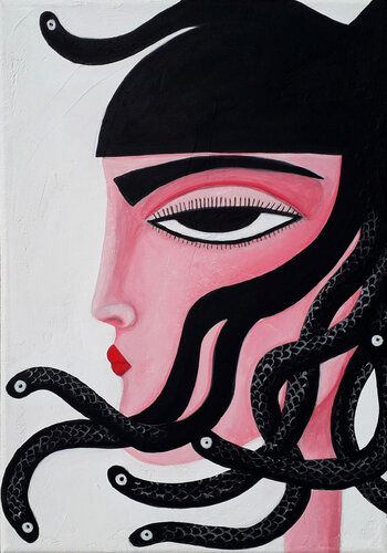 Medusa II by Anguilla Ink, Painting for Sale on Select