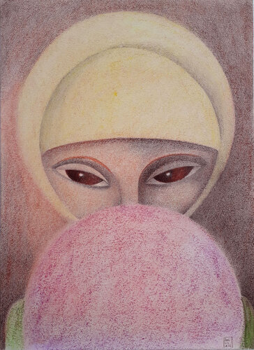 Pink Sugar III by Anguilla Ink, Painting for Sale on Select