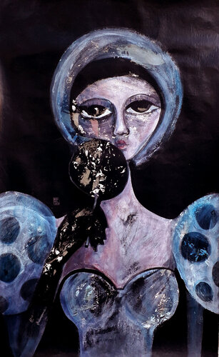 Dall'altra parte by Anguilla Ink, Painting for Sale on Select