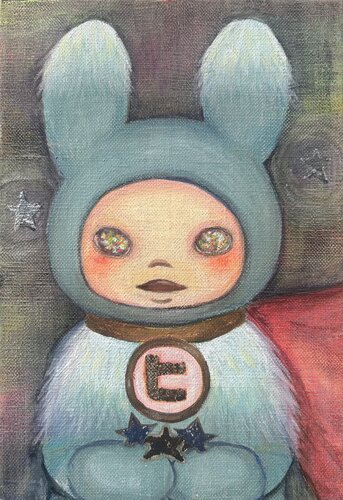 My Hero by Keiko Suzuki Möller, Painting for Sale on Select