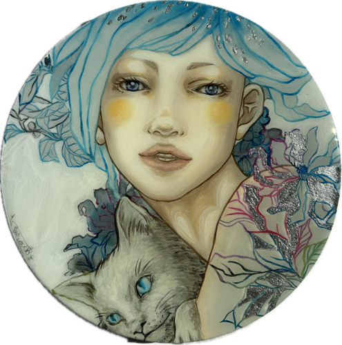 Sweet Lily by Keiko Suzuki Möller, Painting for Sale on Select