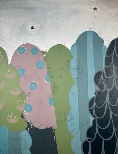 Night Voyage #2/3 by Keiko Suzuki Möller, Painting for Sale on Select