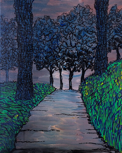 Walking path 1 by Tony Trigg, Painting for Sale on Select