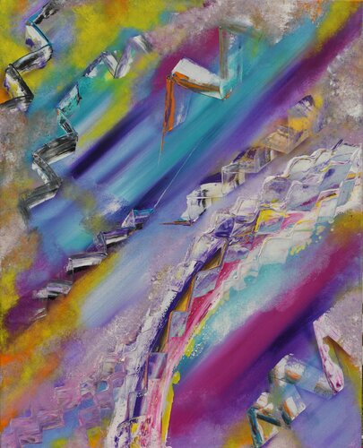 farbenfrohe Kirmes by Othilia Middendorf, Painting for Sale on Select