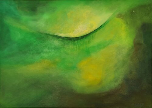 Brücke by Othilia Middendorf, Painting for Sale on Select
