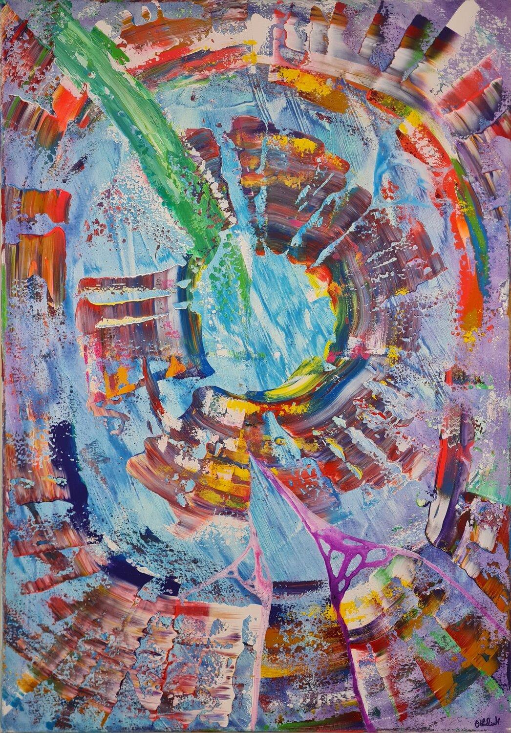 Zentrum Othilia Middendorf Original painting for sale