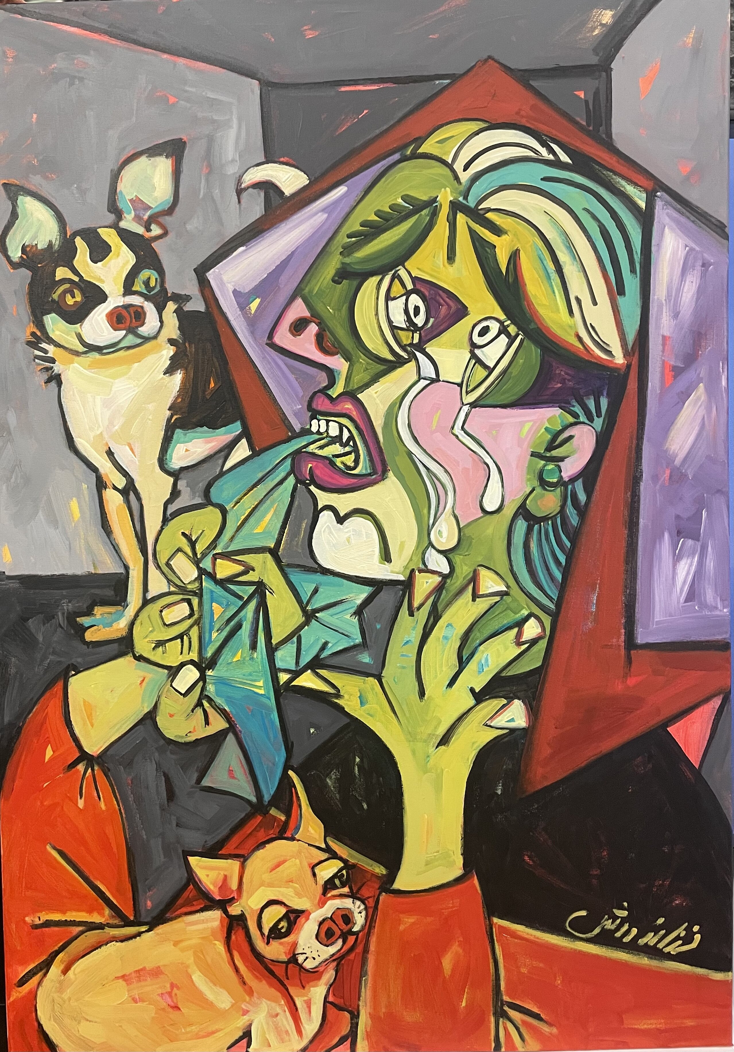 Topic Anxiety paintings