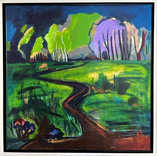 Where the Season Turns by Lynne Meneses, Painting for Sale on Select