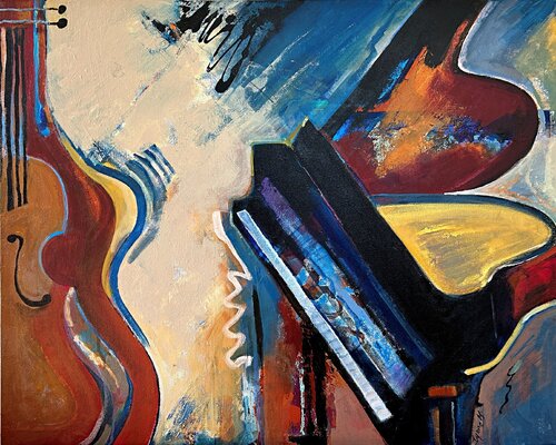 Where the Keys Remember You by Lynne Meneses, Painting for Sale on Select