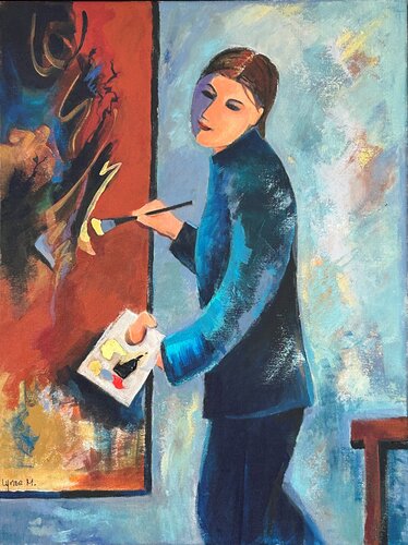Canvas of Possibilities by Lynne Meneses, Painting for Sale on Select