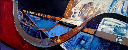 Infinite Architecture III by Lynne Meneses, Painting for Sale on Select