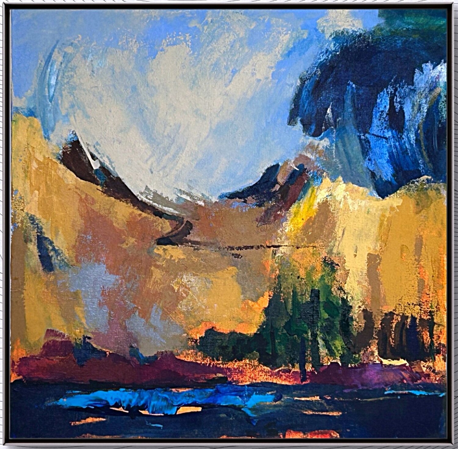 Colors of Nature Lynne Meneses Original painting for sale