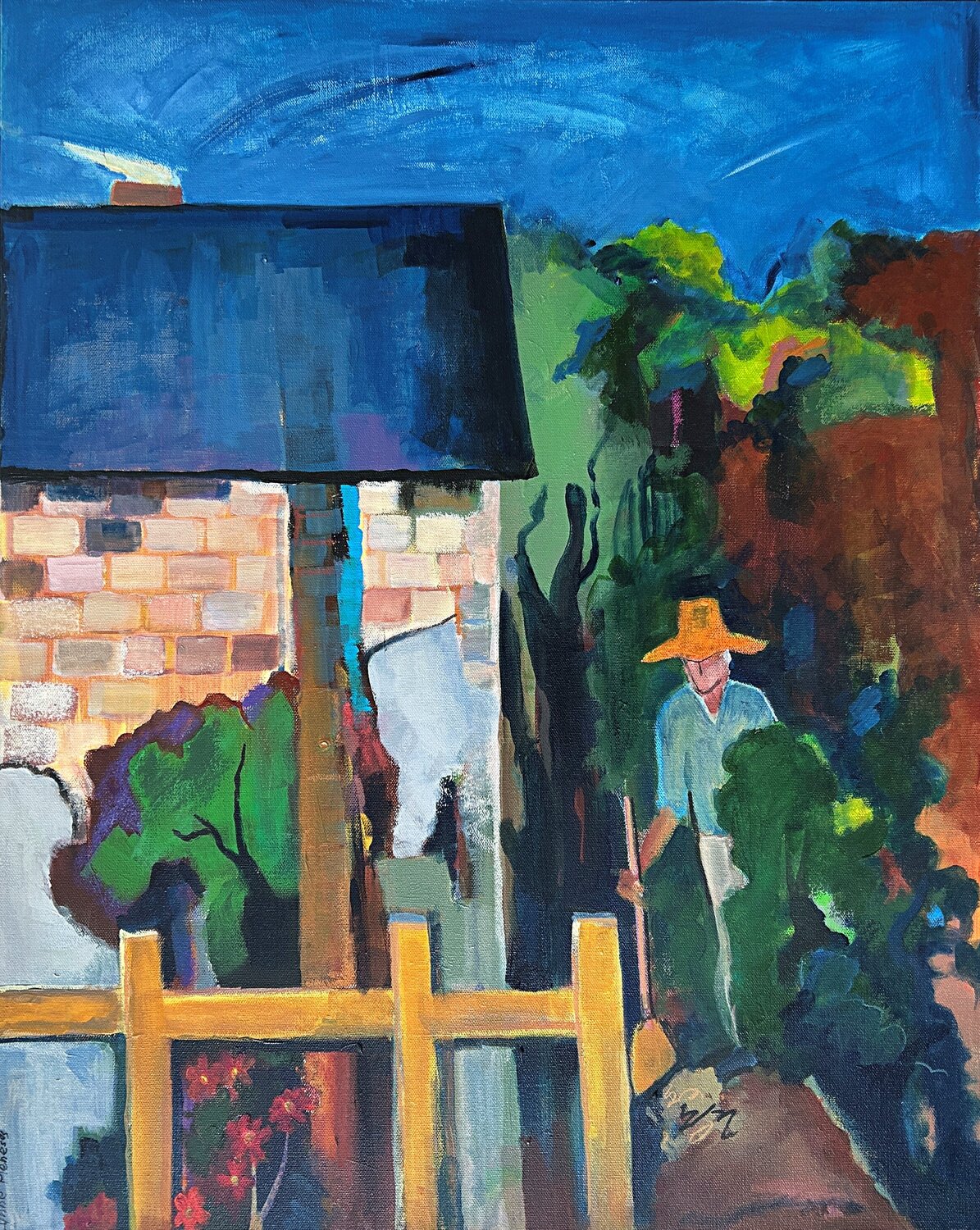 Country Spirit Lynne Meneses Original painting for sale