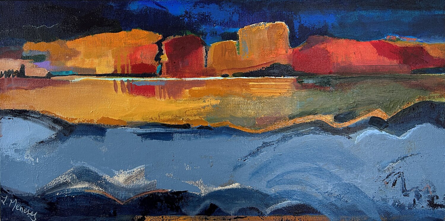 Tranquil Reflections Lynne Meneses Original painting for sale