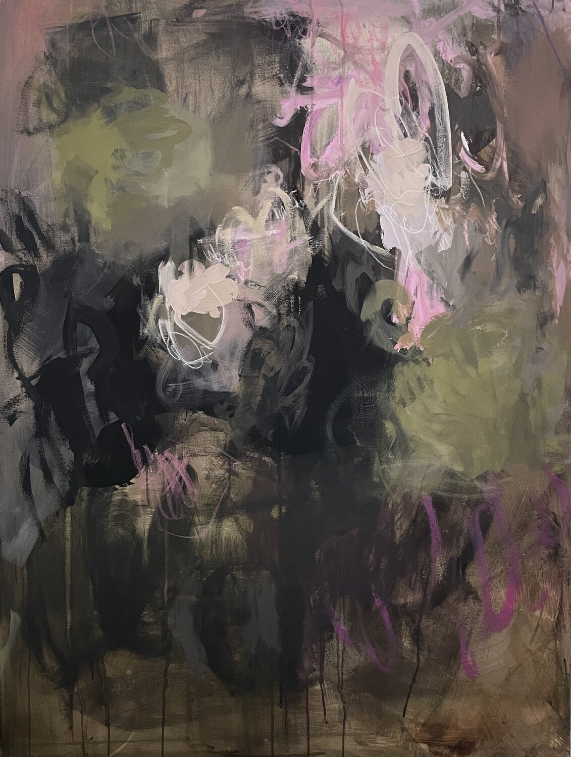 Roses Are Red Alina Braun Original painting for sale