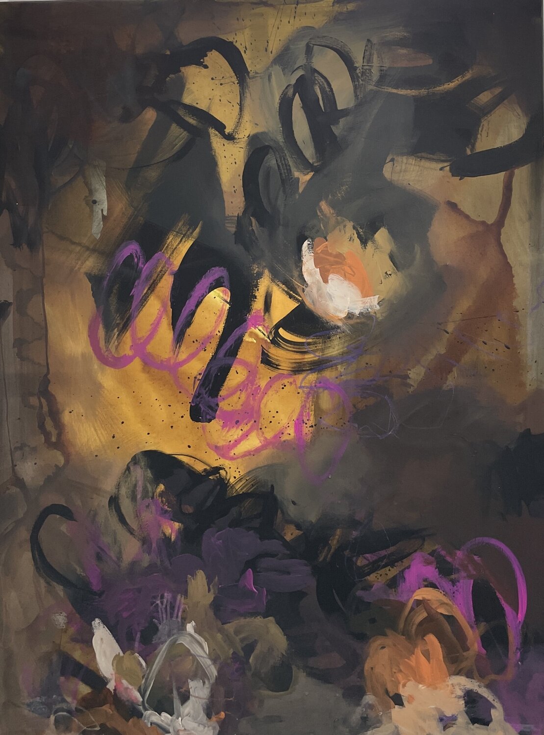 Fire in my heart Alina Braun Original painting for sale