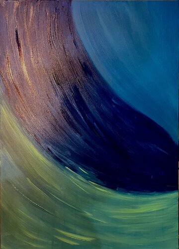 Macchia Blu by Valentina Mistretta, Painting for Sale on Select