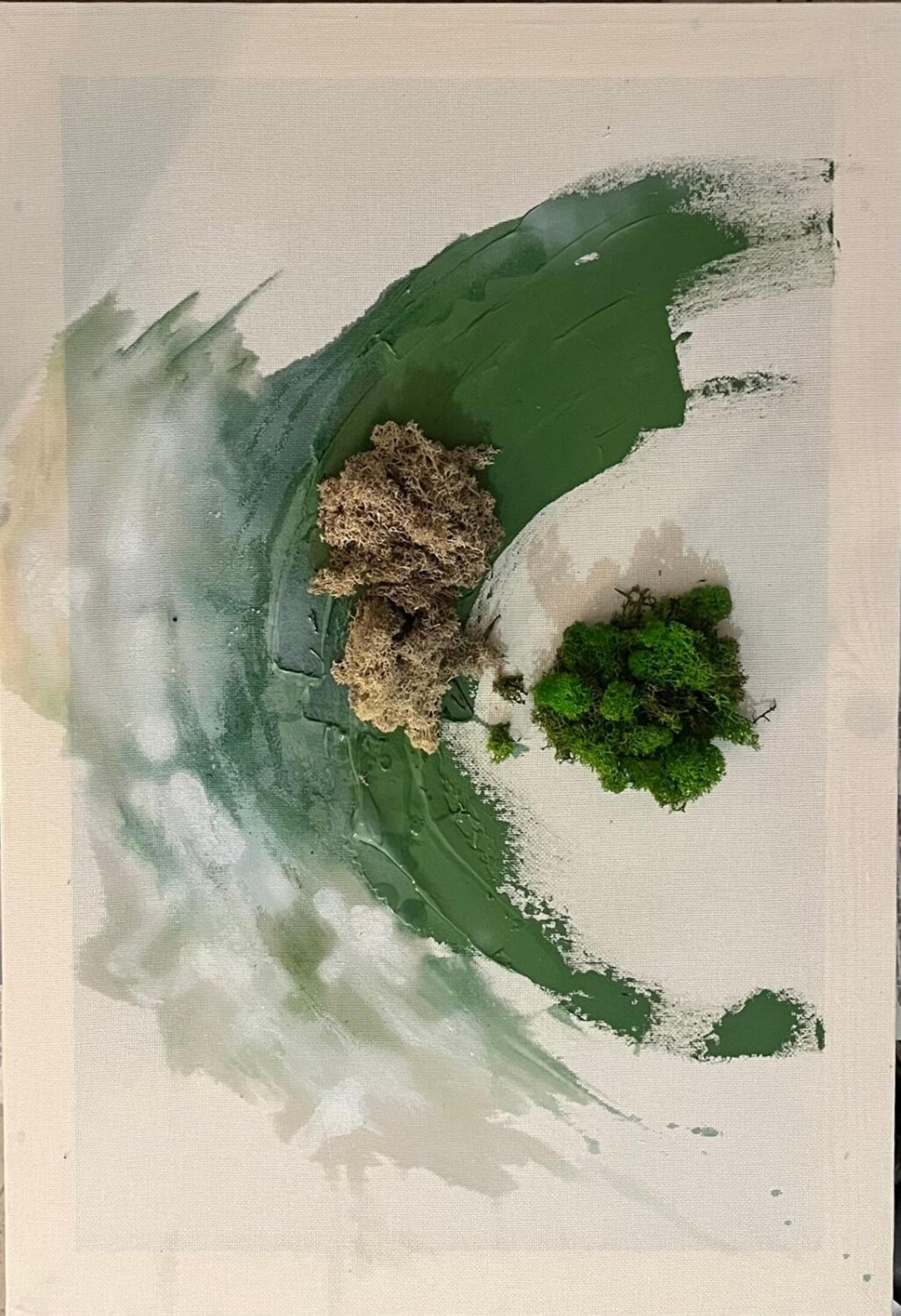 L'ESSENZIALE -Cotone organico Valentina Mistretta Original painting for sale